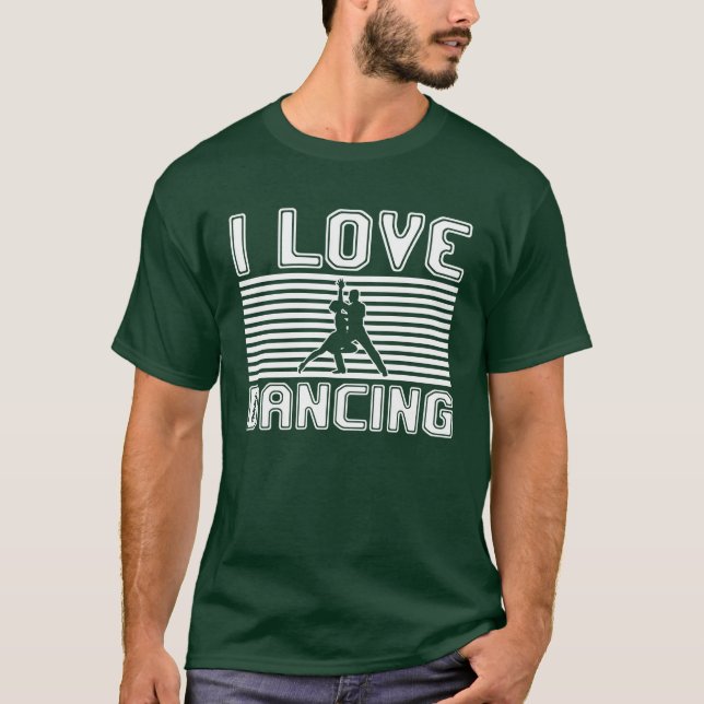 I love dancing retro T-Shirt (Front)