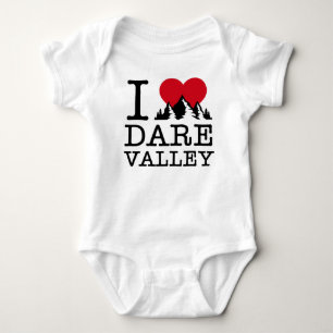 "I Love Dare Valley" Baby Bodysuit