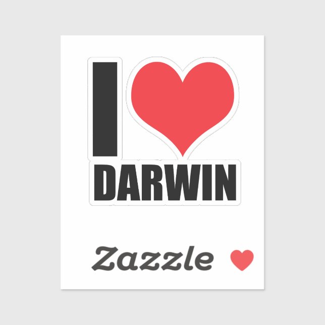 I love Darwin (Sheet)
