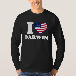 I love Darwin I heart Darwin T-Shirt