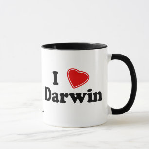 I Love Darwin Mug