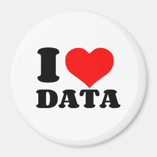 I LOVE DATA MAGNET