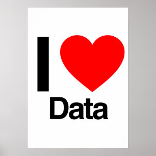 i love data poster