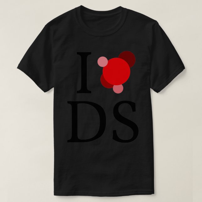 I love data science 3 T-Shirt (Design Front)