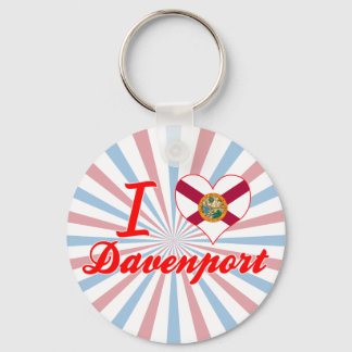 I Love Davenport, Florida Key Ring