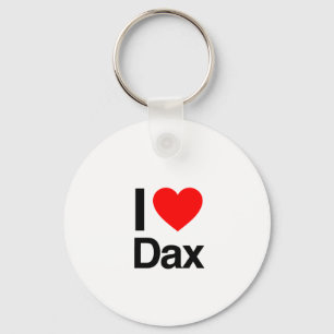 i love dax key ring