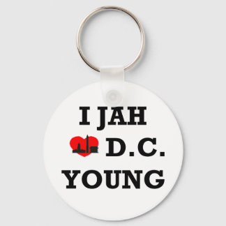 I Love DC Key Ring