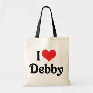 I Love Debby Tote Bag