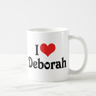 I Love Deborah Coffee Mug