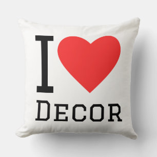 I love decor cushion
