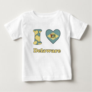 I love Delaware Baby T-Shirt
