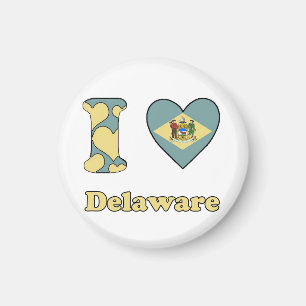 I love Delaware Magnet