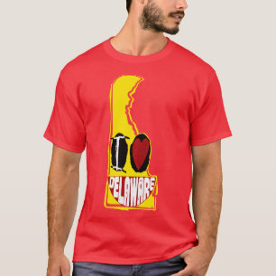 I Love Delaware Smiling Happy Face T-Shirt