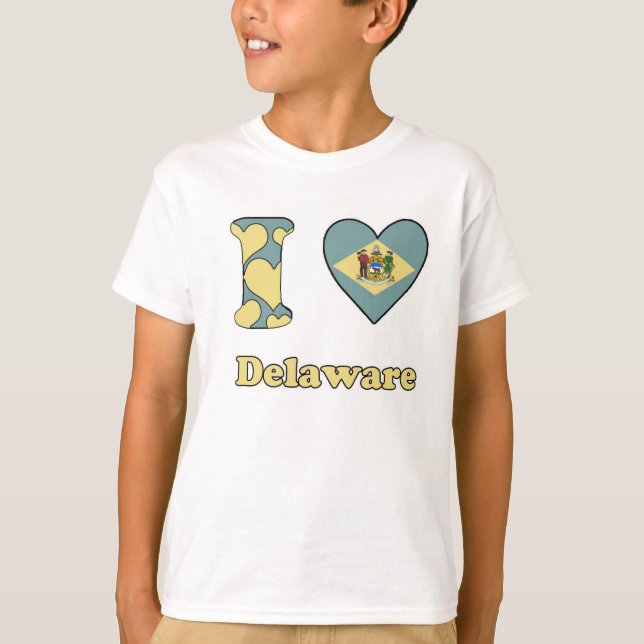 I love Delaware T-Shirt (Front)