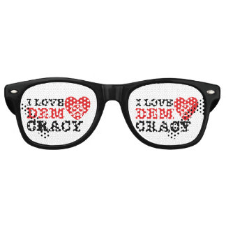 I Love Democracy Retro Sunglasses