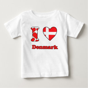 I love Denmark Baby T-Shirt