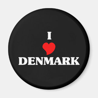 I Love Denmark Magnet