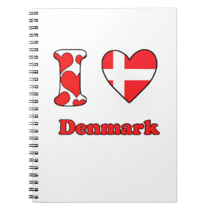 I love Denmark Notebook