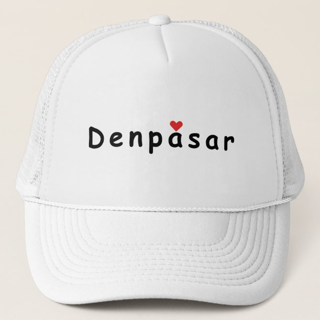I love Denpasar Trucker Hat (Front)