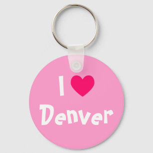 I Love Denver Key Ring