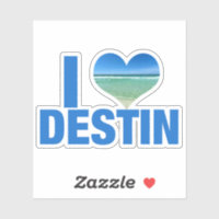 I Love Destin Florida Beach