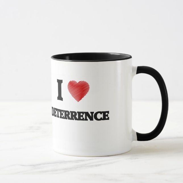 I love Deterrence Mug (Right)