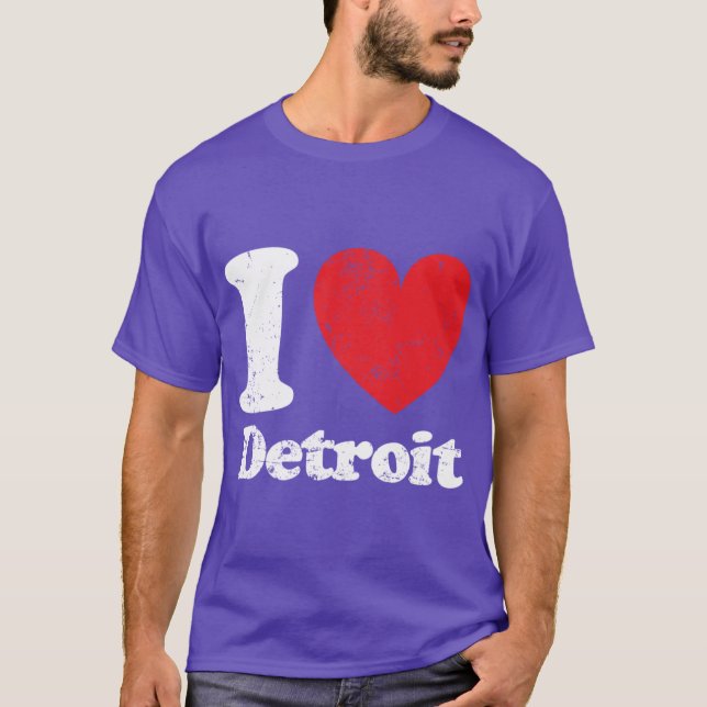 I Love Detroit T-Shirt (Front)