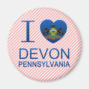 I Love Devon, PA Magnet