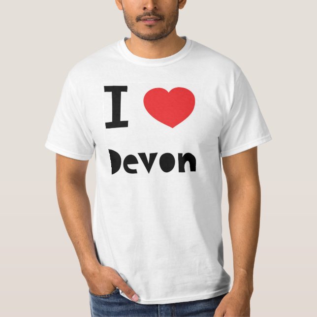 I love Devon T-Shirt (Front)