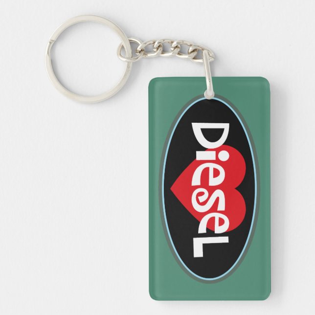 I Love Diesel Key Ring (Front)