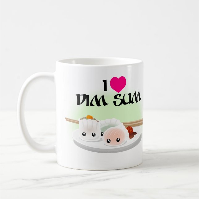 I Love Dim Sum Coffee Mug (Left)