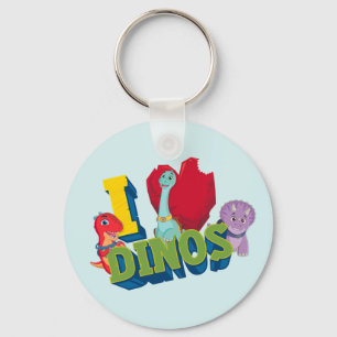 I Love Dinos Dino Ranch Key Ring