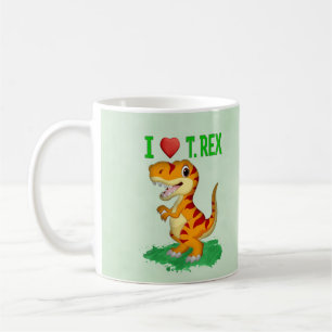 I Love dinosaurs, fun design .. Card Coffee Mug
