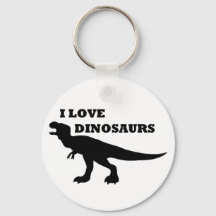 I Love Dinosaurs! Key Ring