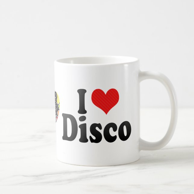 I Love Disco Coffee Mug (Right)