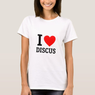I Love Discus T-Shirt