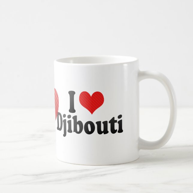 I Love Djibouti Coffee Mug (Right)