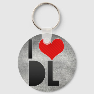 I Love DL Key Ring