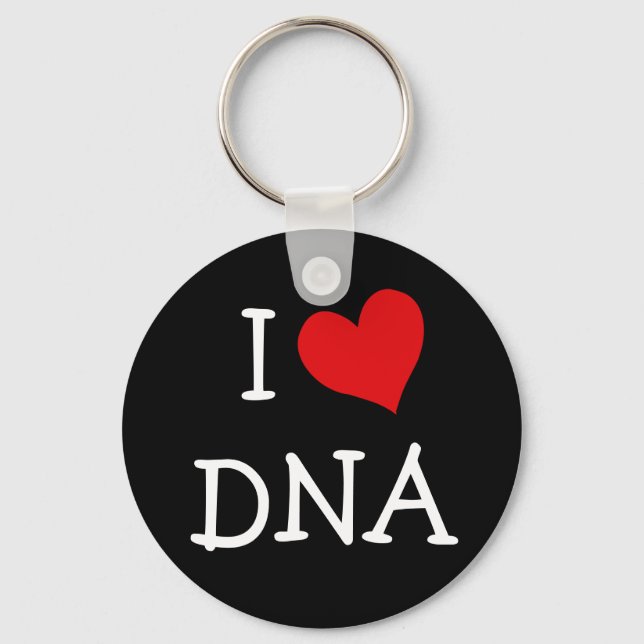I Love DNA Key Ring (Front)