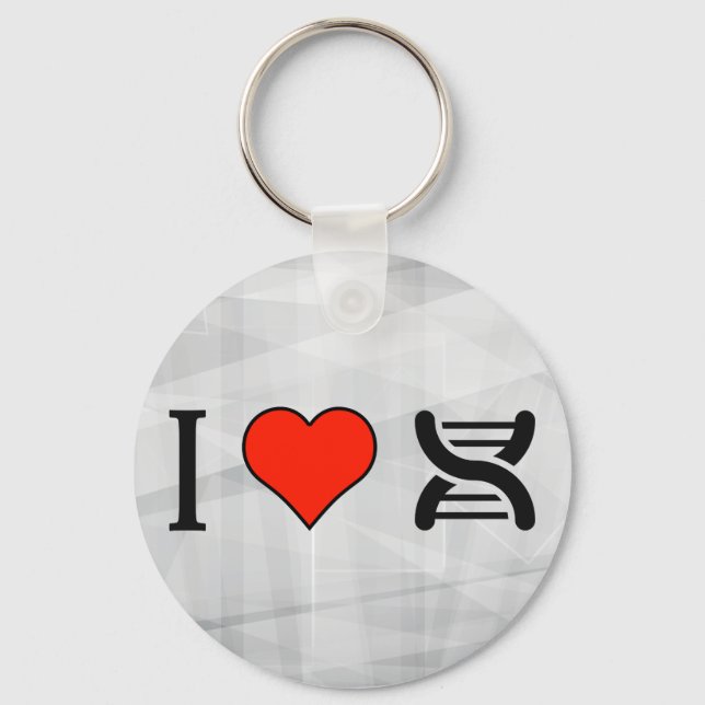 I Love Dna Key Ring (Front)