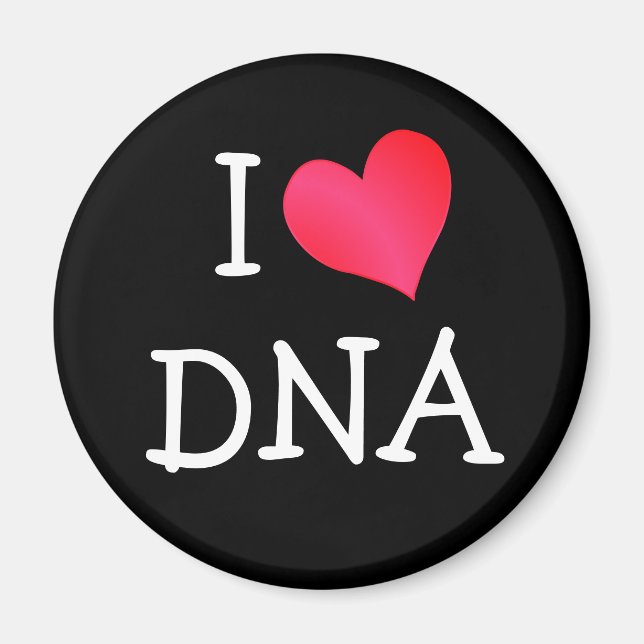I Love DNA Magnet (Front)