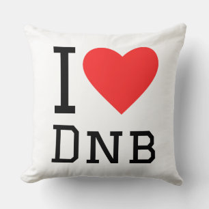 I love dnb cushion