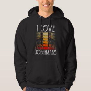 I Love Dobermans Puppy Doberman Dog Pet Hoodie