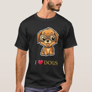 i love dog Custom Photo And Text Personalised T-Shirt