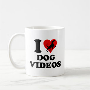 I Love Dog Videos Coffee Mug