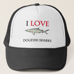 I Love Dogfish Sharks Trucker Hat
