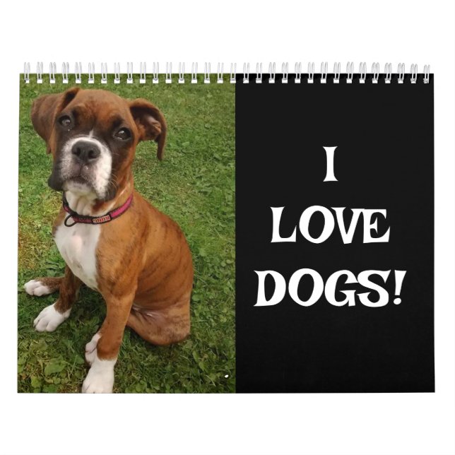 I LOVE DOGS   CALENDAR (Cover)