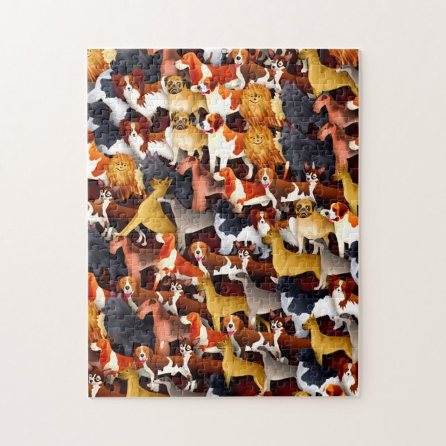 I Love Dogs Jigsaw Puzzle (Vertical)