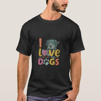 I love dogs T-Shirt