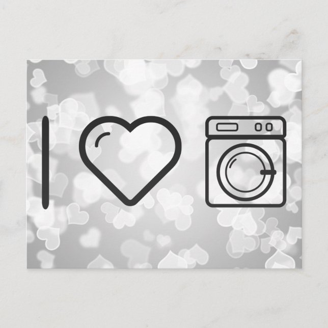 I Love Doing Laundry Postcard (Front)